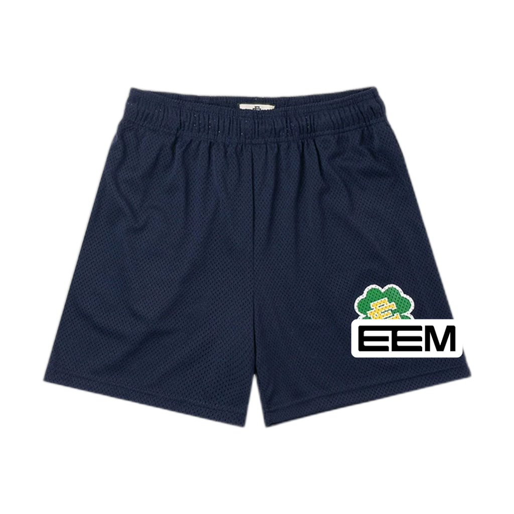 Navy Shamrock EE Mesh shorts product photo