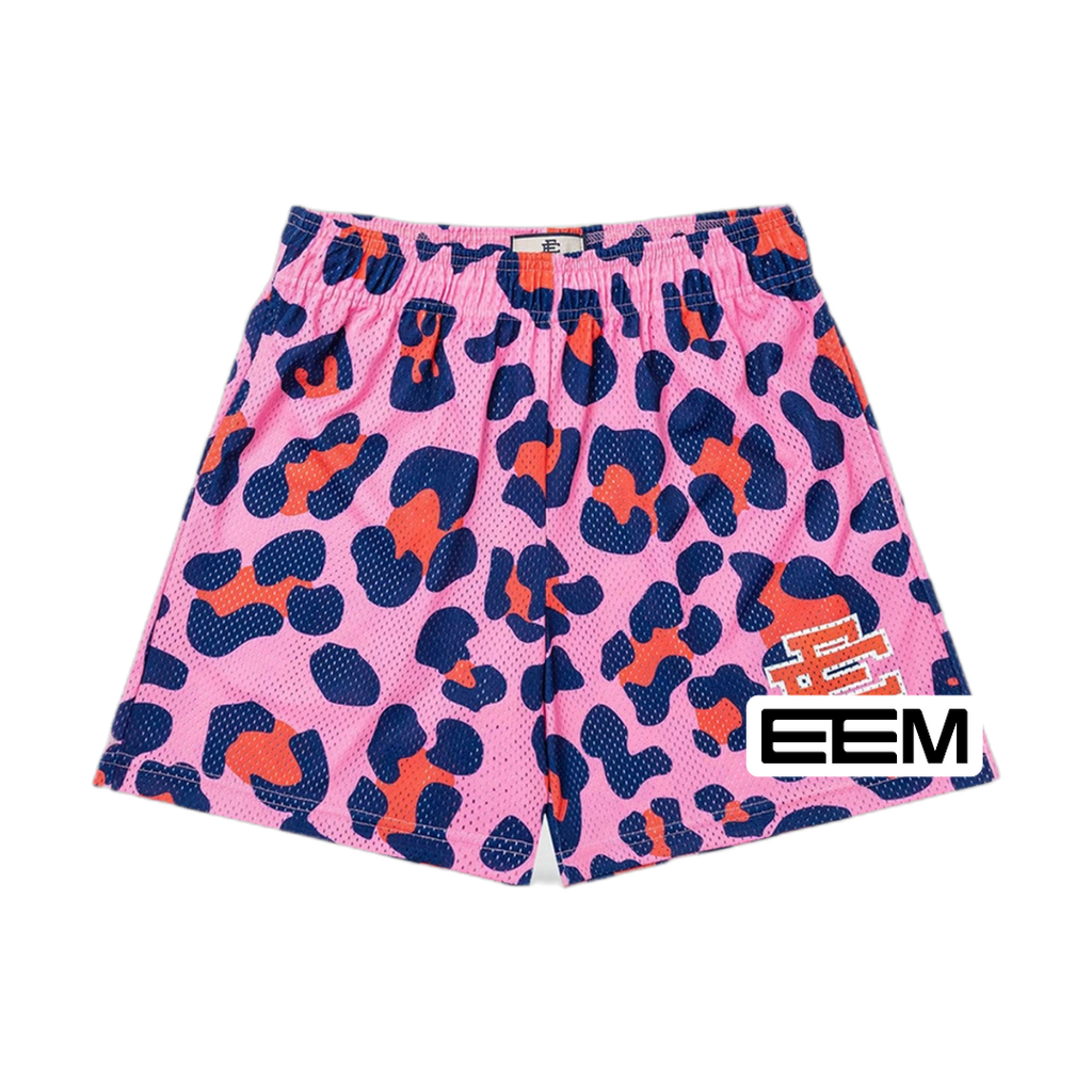 Pink Leopard EE Mesh shorts product photo