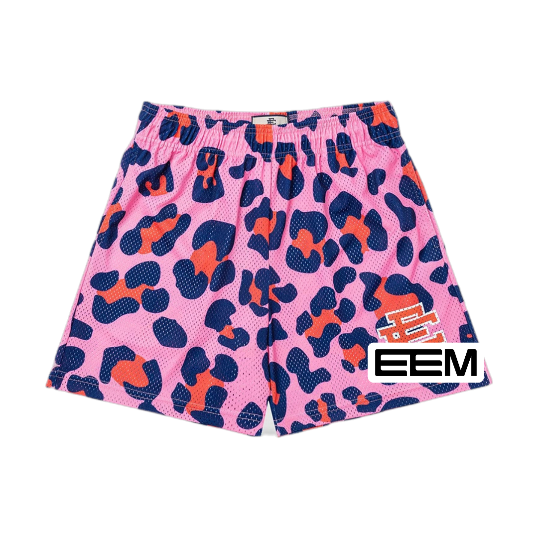 Pink Leopard EE Mesh shorts product photo