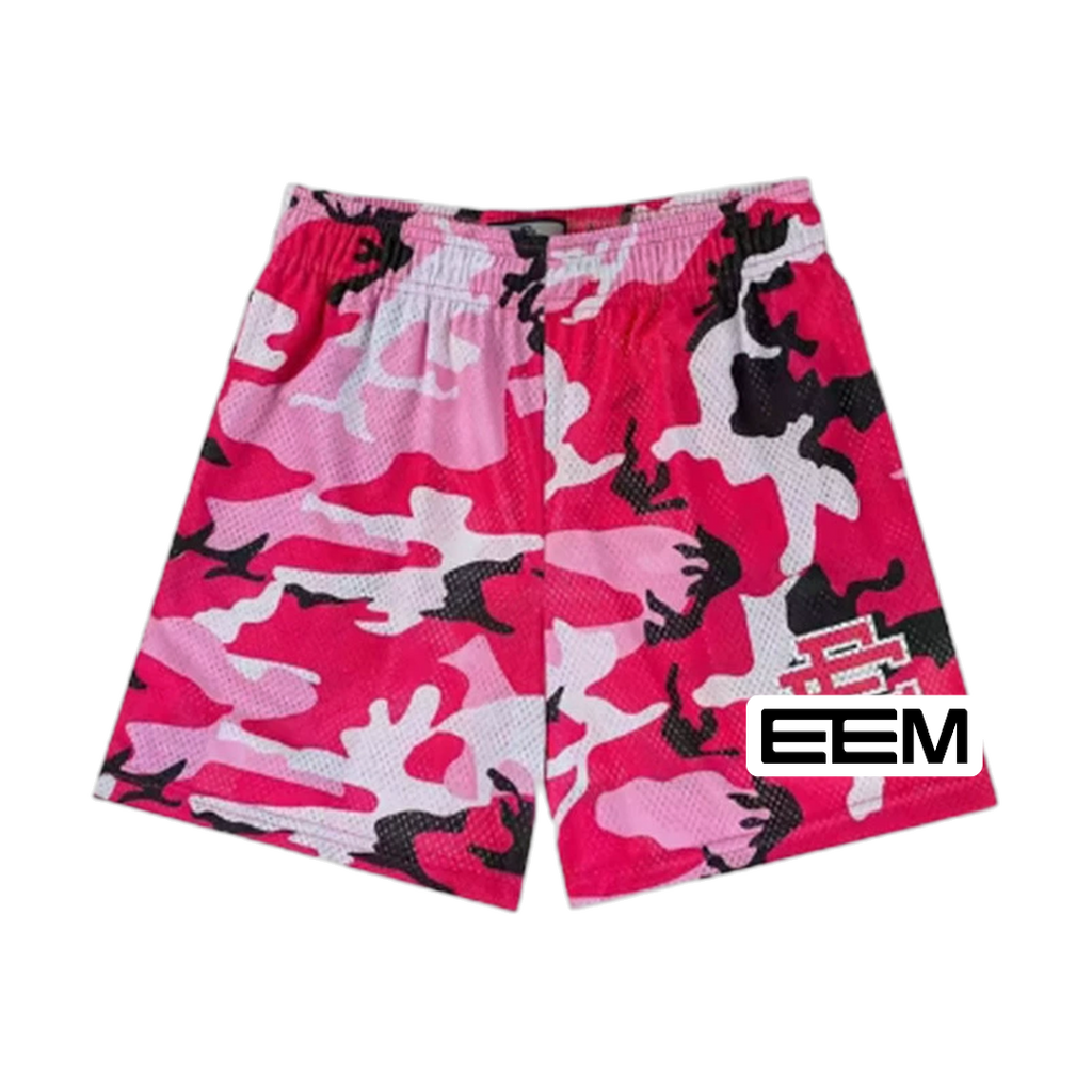 Pink Camo EE Mesh shorts product photo