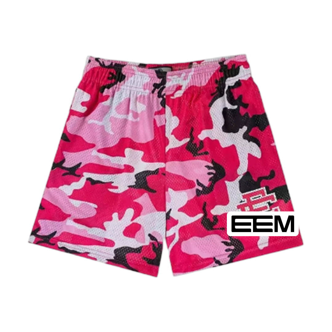 Pink Camo EE Mesh shorts product photo