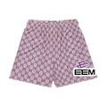 Lilac Monogram EE Mesh shorts product photo