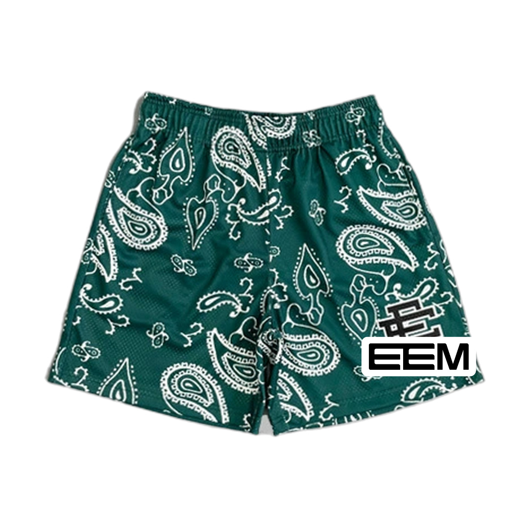 Emerald Paisley EE Mesh shorts product photo