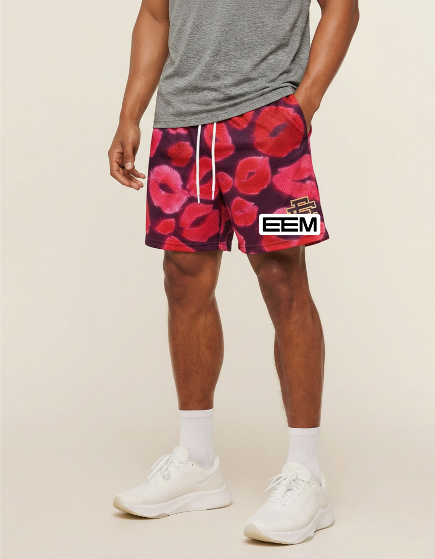 EE Mesh Short - Crimson Poppy (E32)