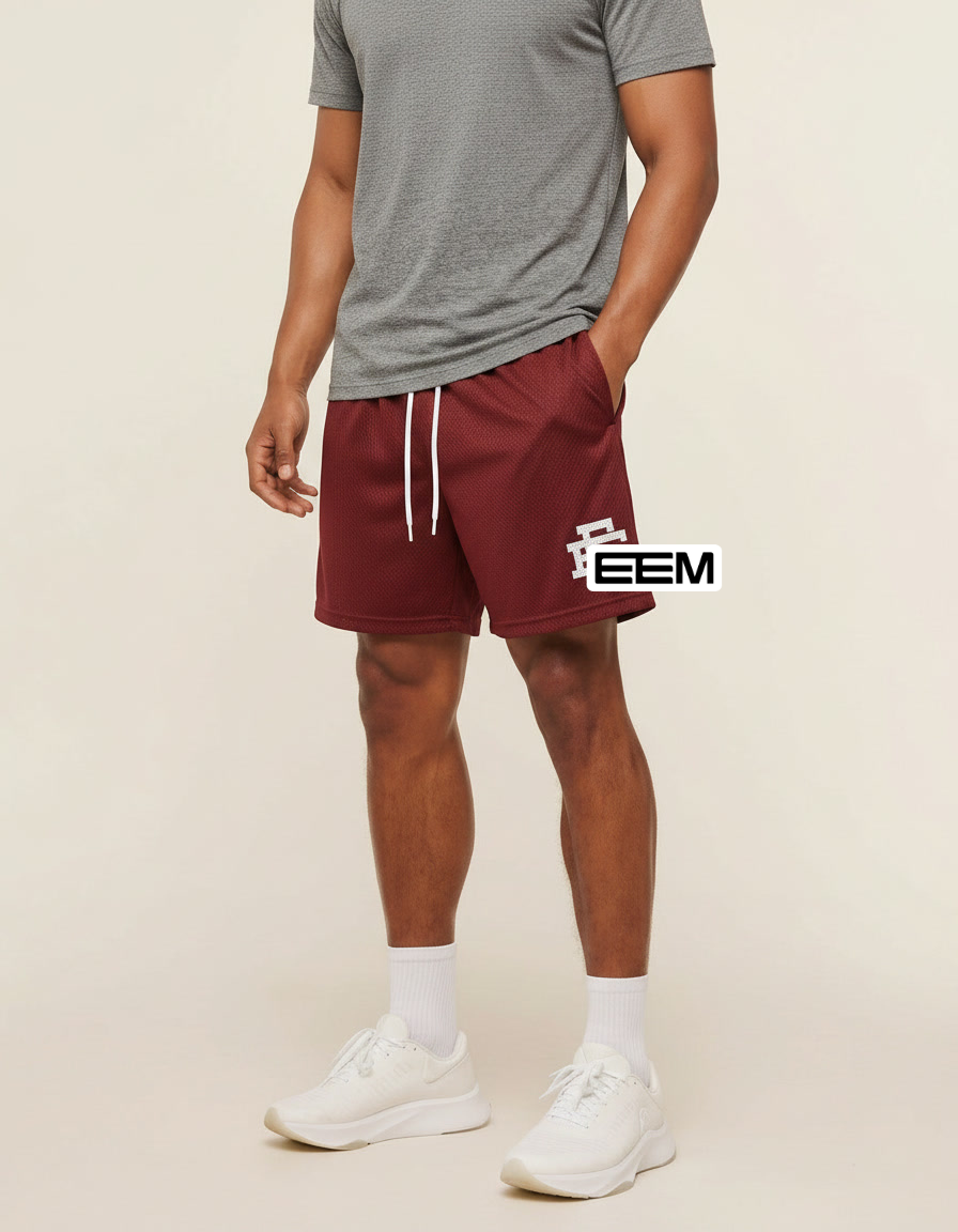 EE Mesh Short - Burgundy Wine (E39)