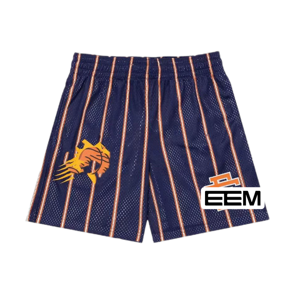 Navy Broncos Stripe EE Mesh shorts product photo