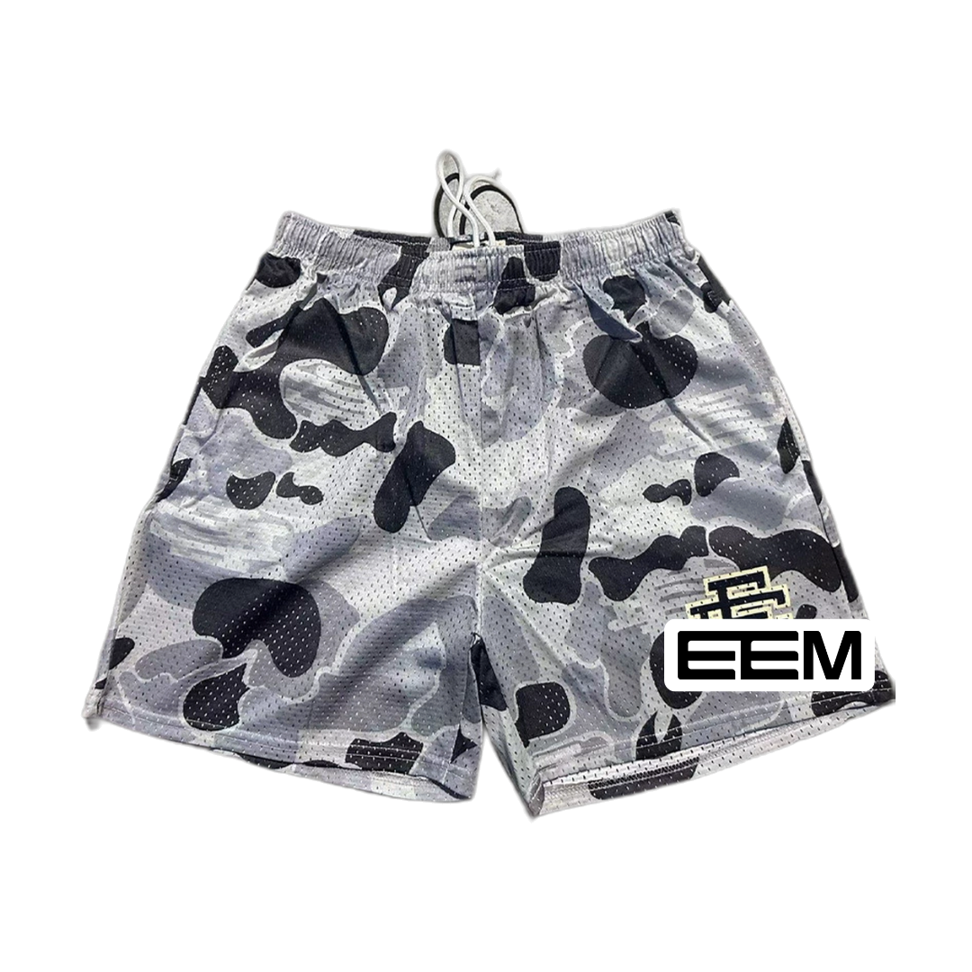 Grey Camo EE Mesh shorts product photo