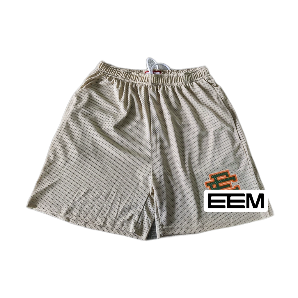 Satin Silver EE Mesh shorts product photo