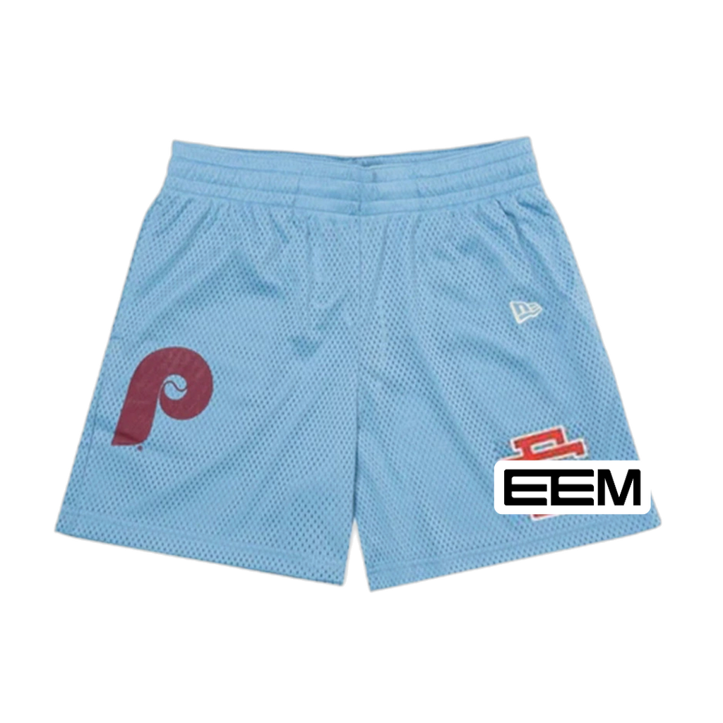 Powder Blue Phillies EE Mesh shorts product photo