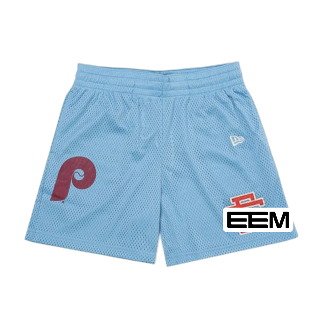 Powder Blue Phillies EE Mesh shorts product photo