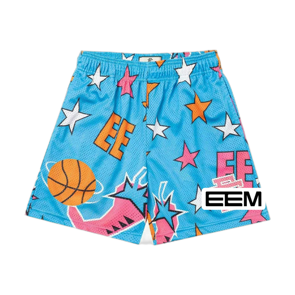 Aqua Starburst EE Mesh shorts product photo