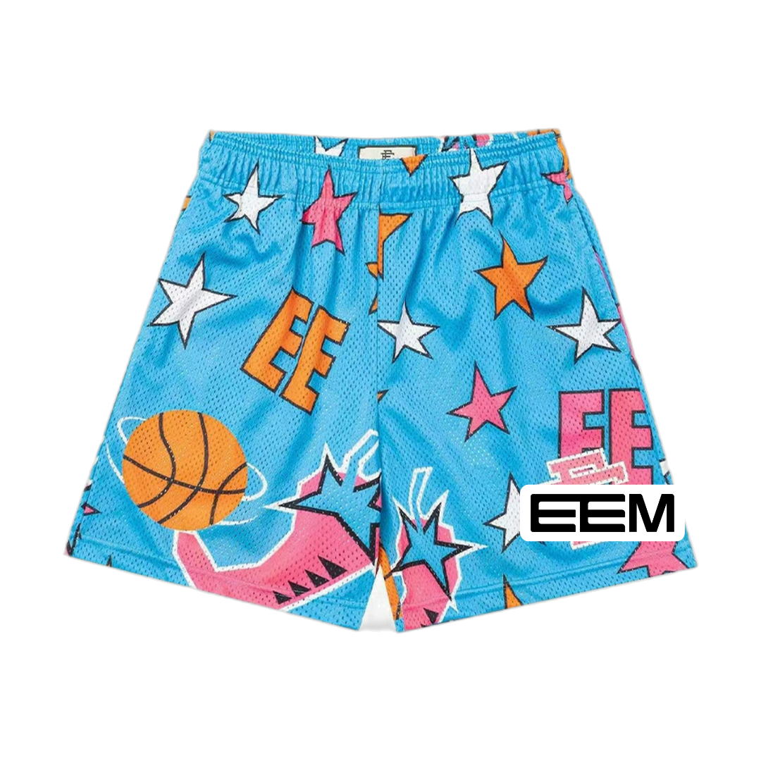 Aqua Starburst EE Mesh shorts product photo