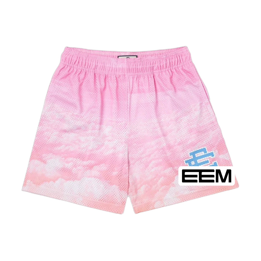 Pink Cloud Wash EE Mesh shorts product photo