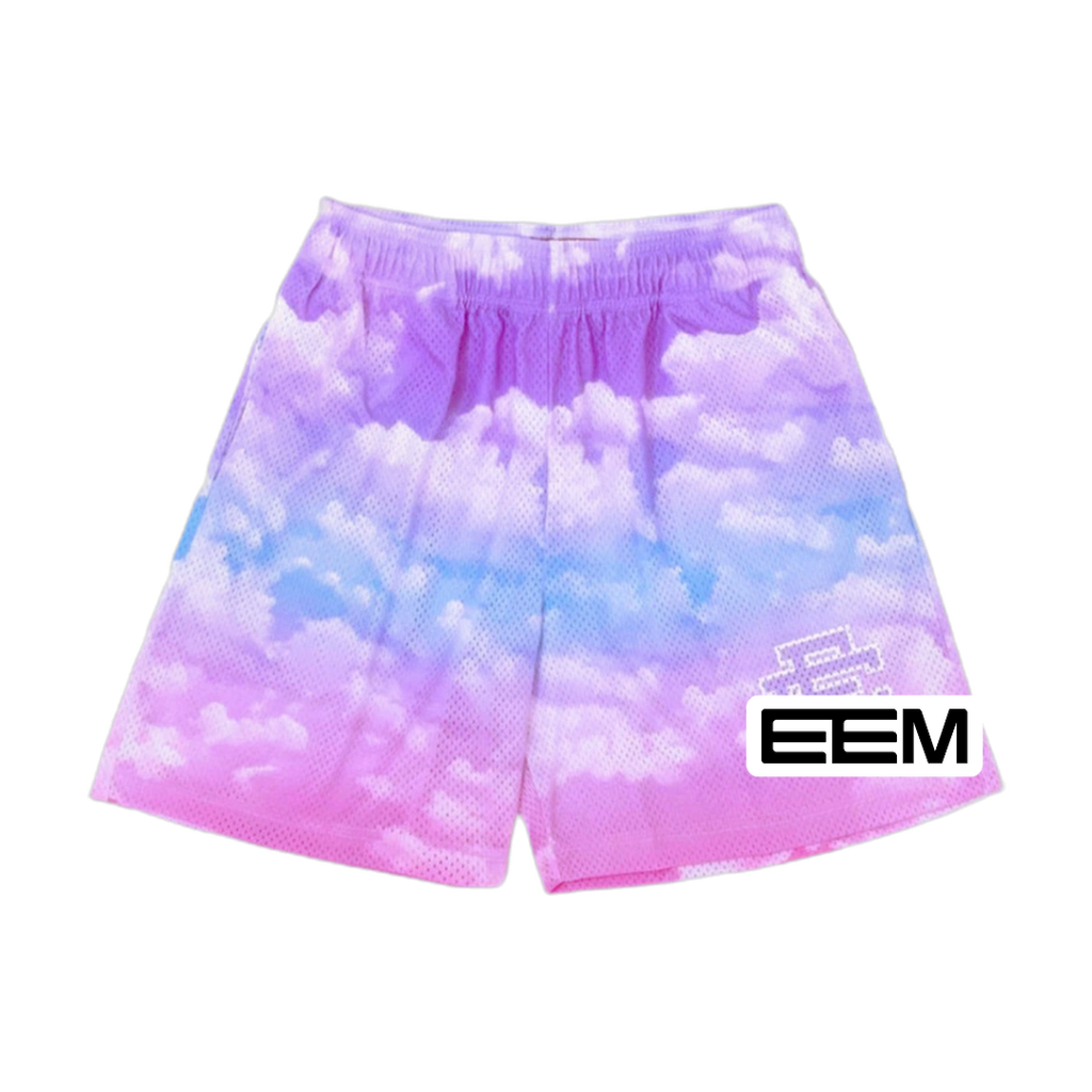 Pastel Cloud Wash EE Mesh shorts product photo