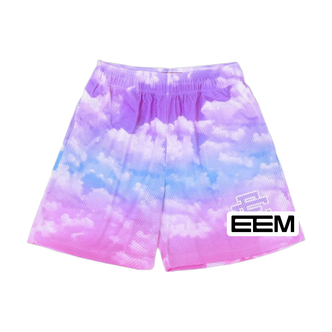 Pastel Cloud Wash EE Mesh shorts product photo