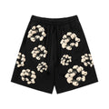 DT Shorts - Black Cream Floral (DT18)