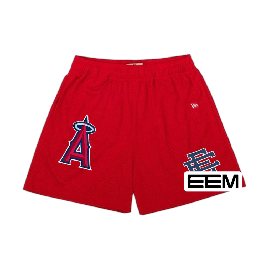 EE mesh shorts color red