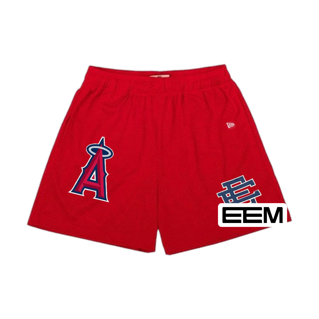 EE mesh shorts color red