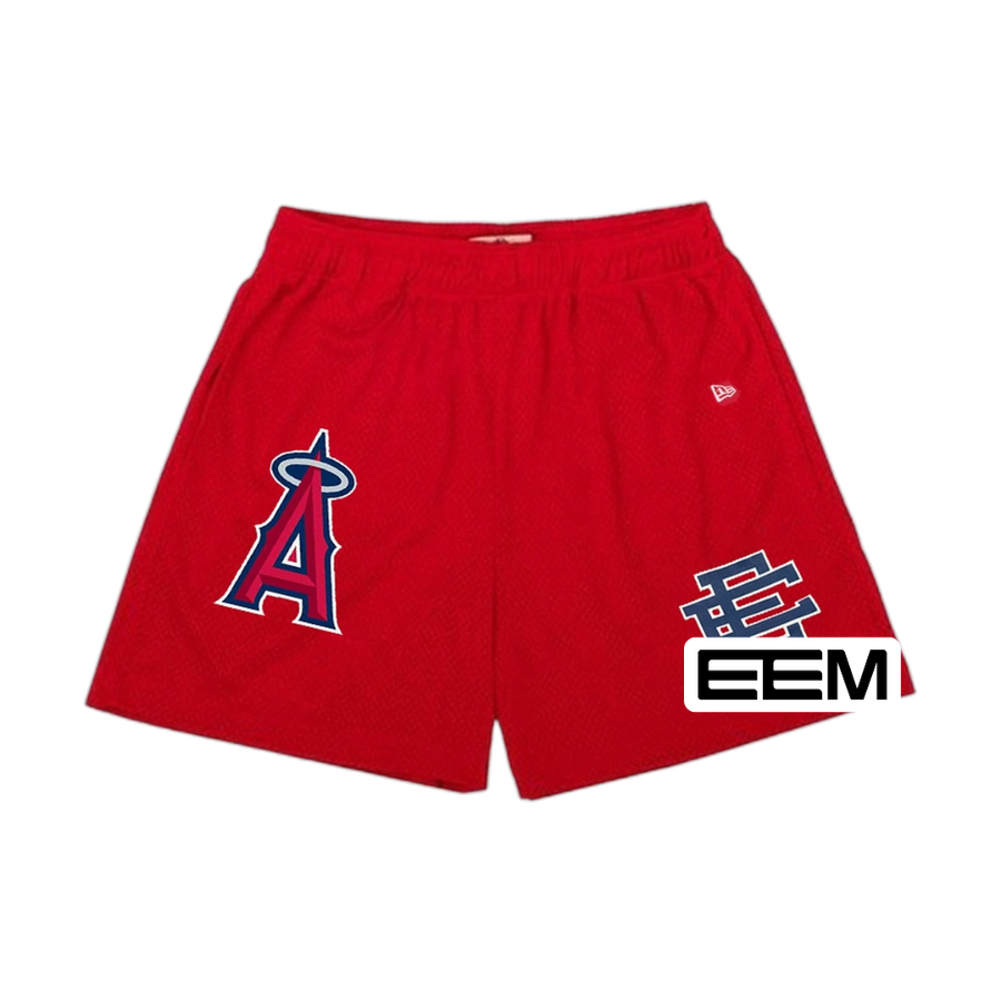 EE mesh shorts color red