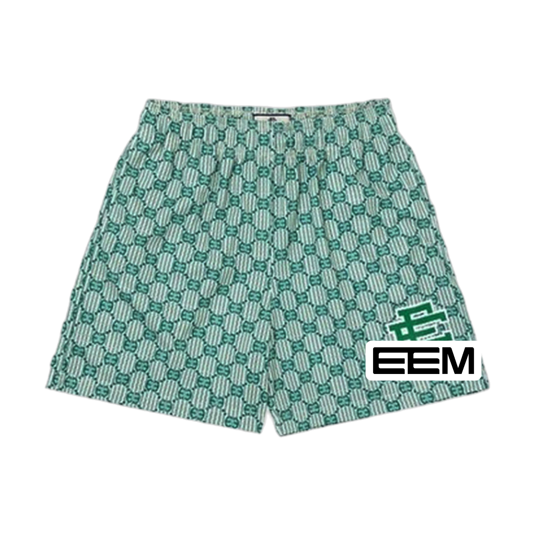 Seafoam Monogram EE Mesh shorts product photo