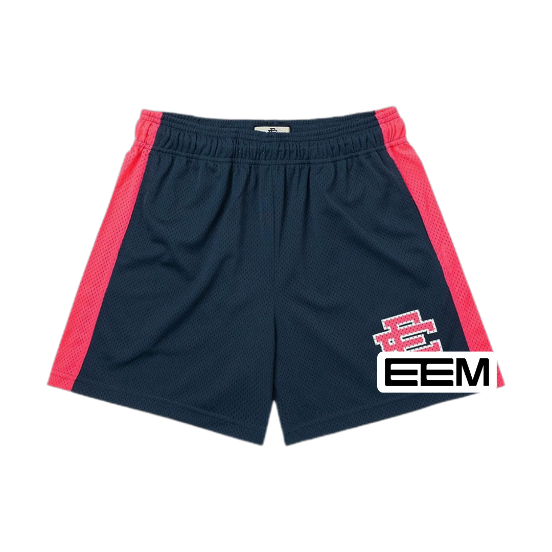 EE mesh shorts black red