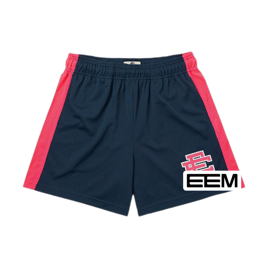 EE mesh shorts black red