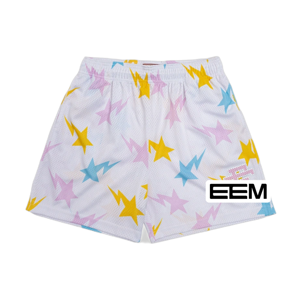 Pastel Starburst EE Mesh shorts product photo