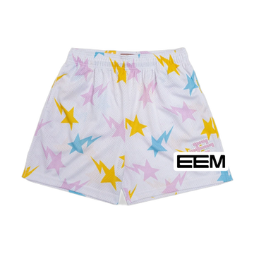 Pastel Starburst EE Mesh shorts product photo