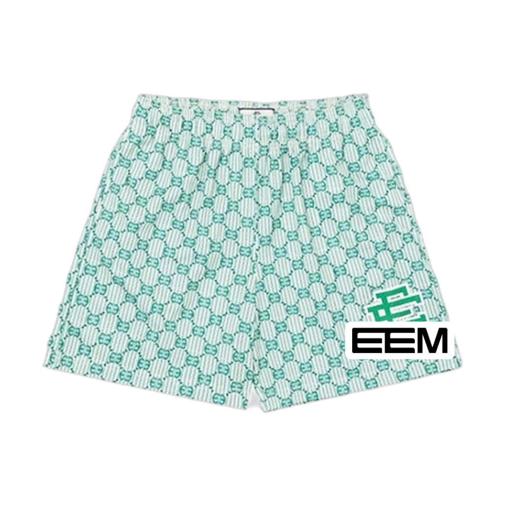 Aqua Monogram EE Mesh shorts product photo