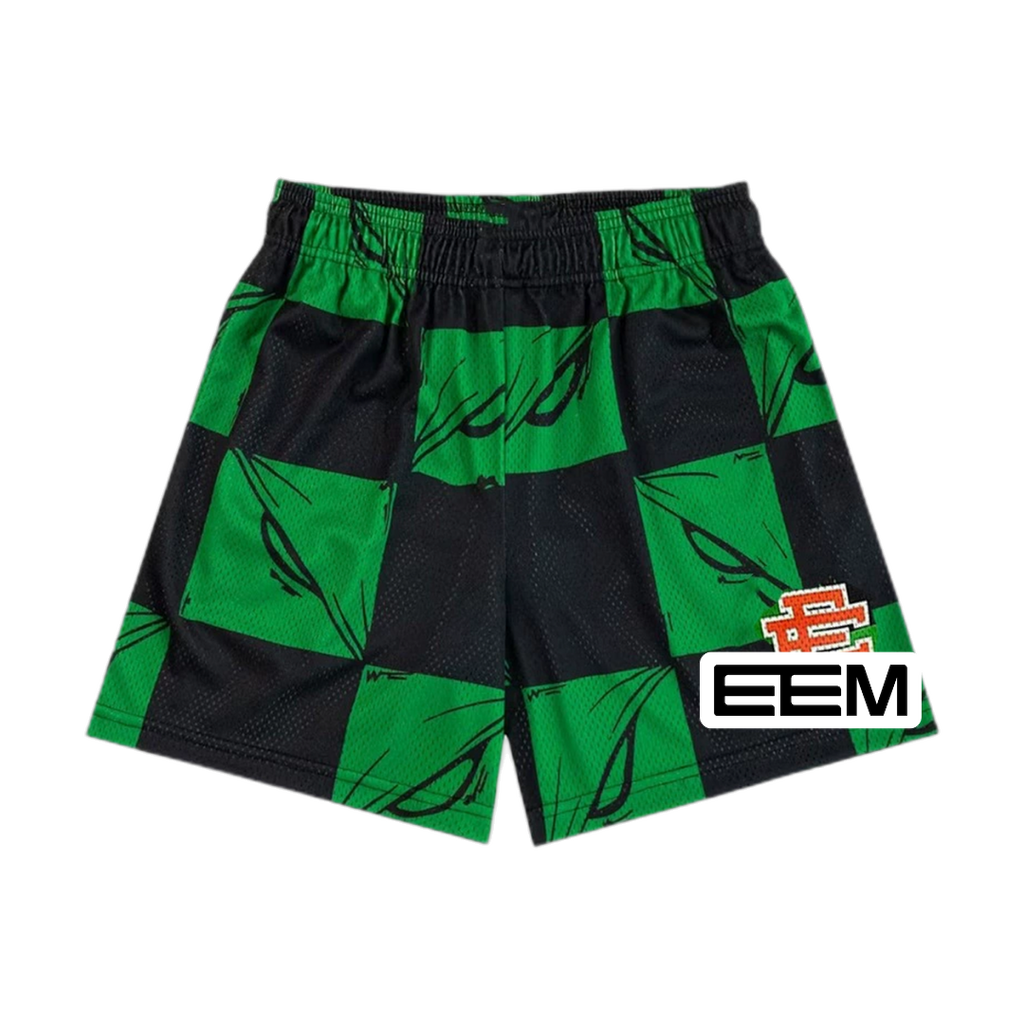 Neon Checker EE Mesh shorts product photo
