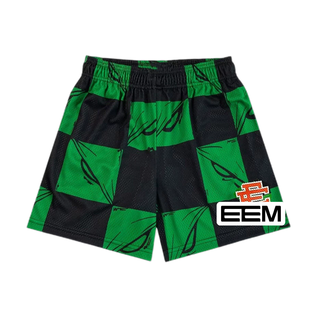 Neon Checker EE Mesh shorts product photo