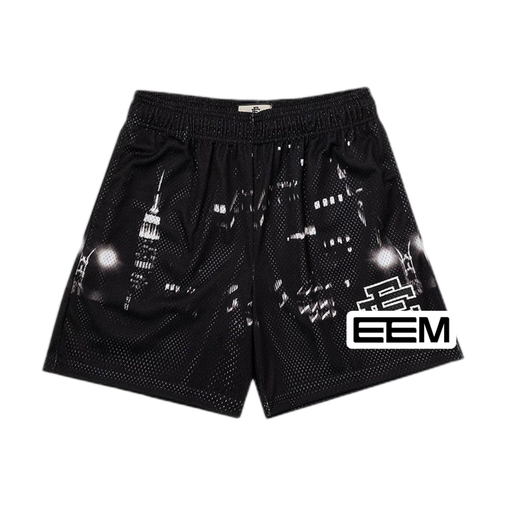 EE mesh shorts black city