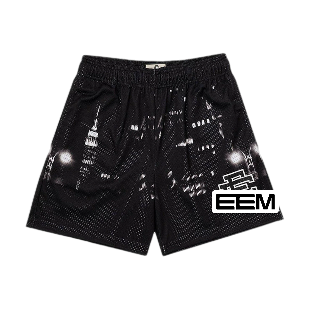 EE mesh shorts black city