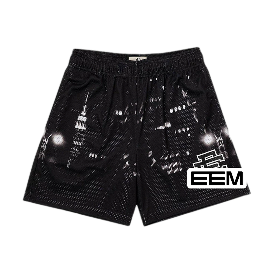 EE mesh shorts black city