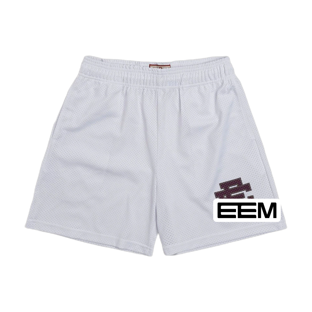 EE mesh shorts white