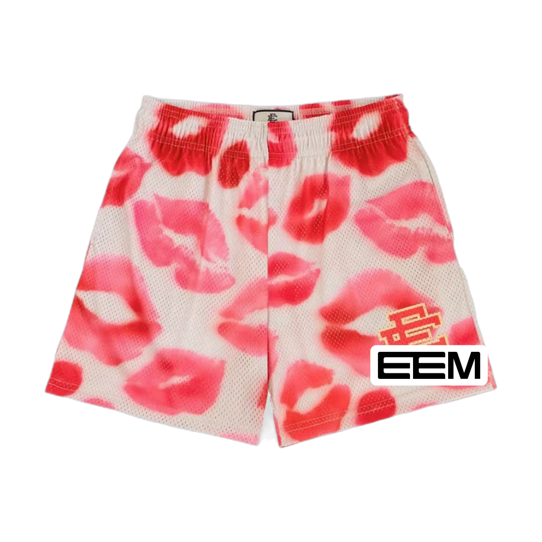 Pink Kisses EE Mesh shorts product photo