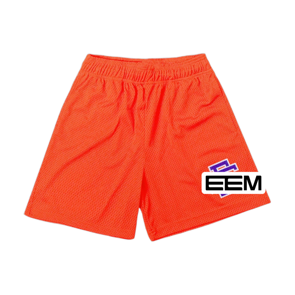 Neon Orange EE Mesh shorts product photo