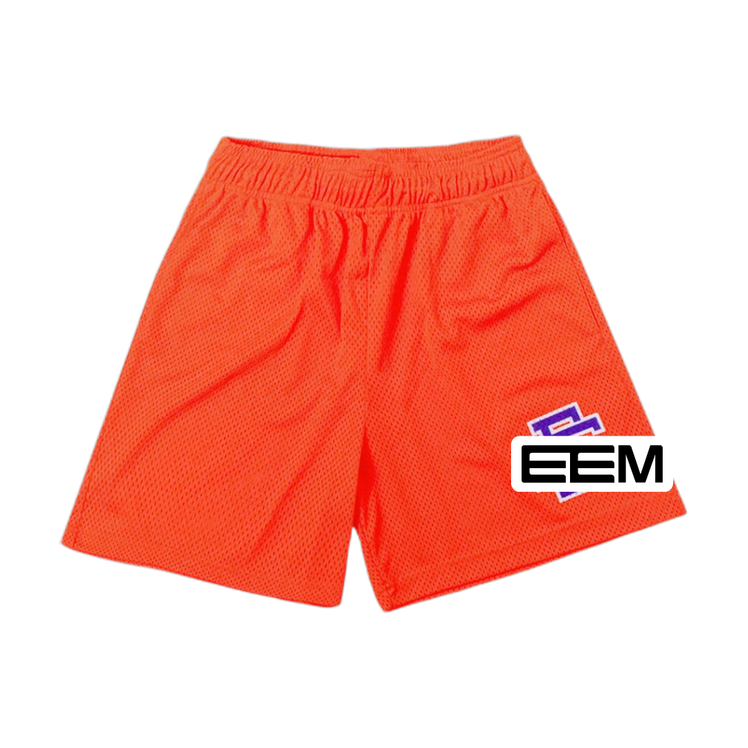 Neon Orange EE Mesh shorts product photo