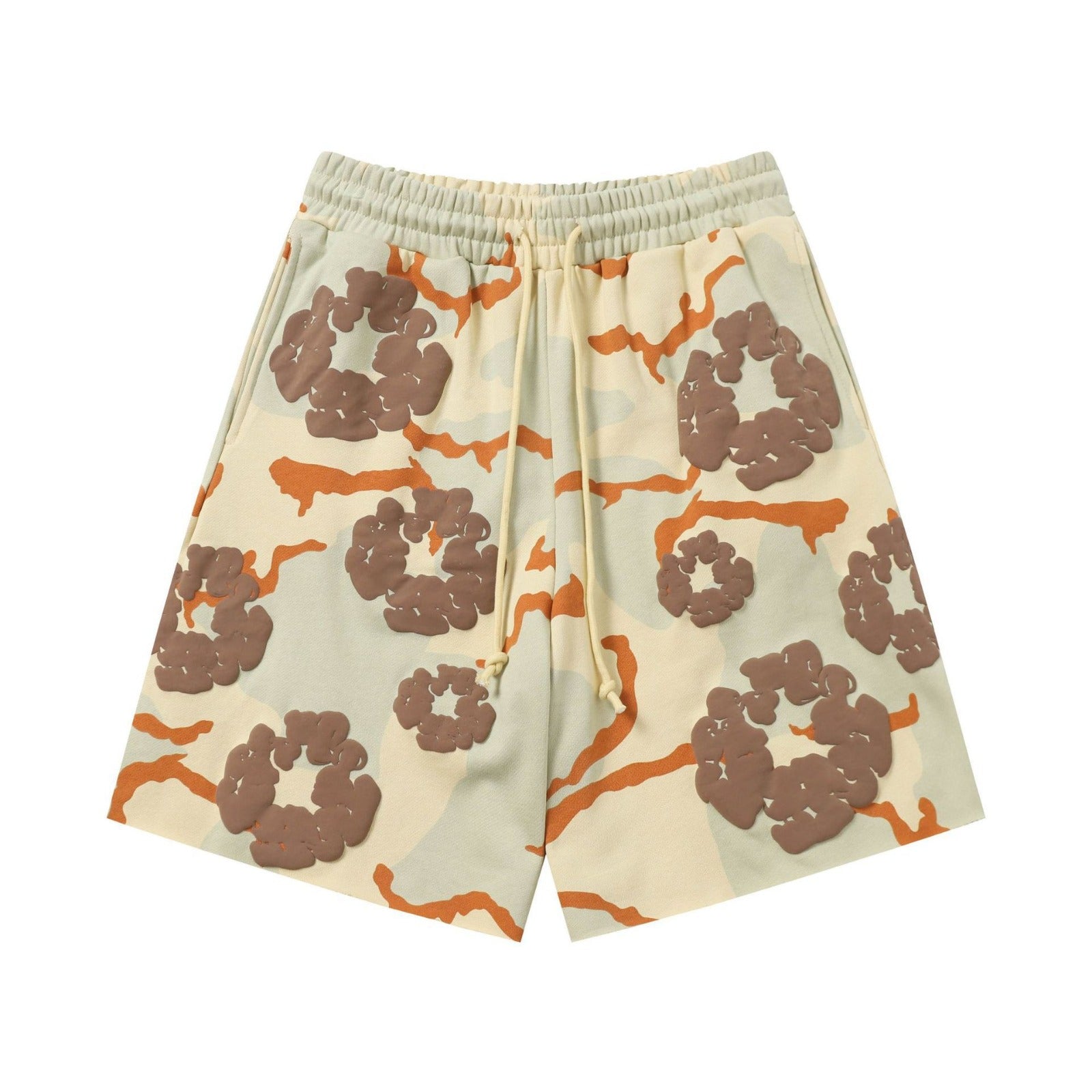 DT Shorts - Tan Brown Camo Graphic (DT15)