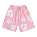 DT Shorts - Pink White Puff Floral (DT25)