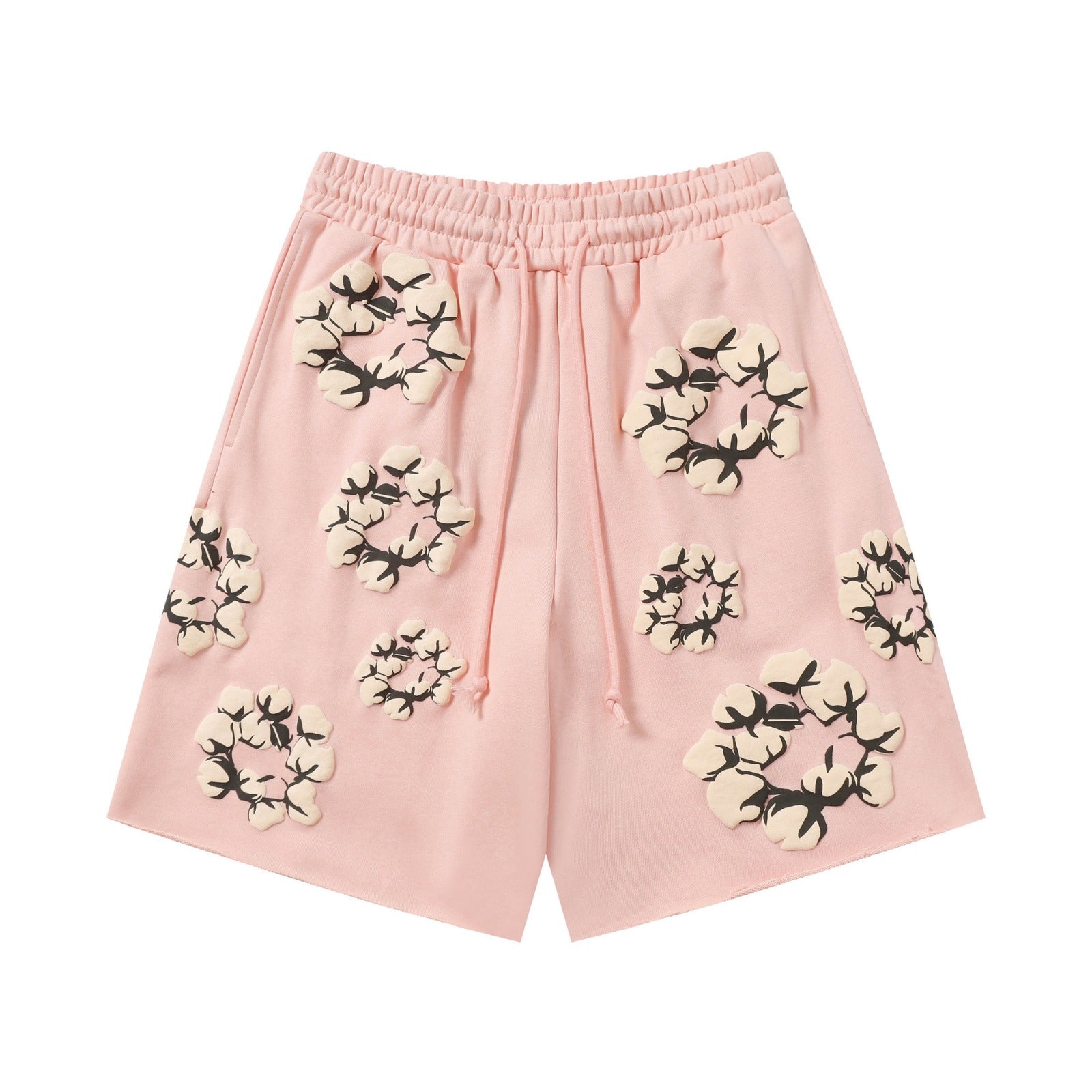 DT Shorts - Pink Cream Floral (DT19)