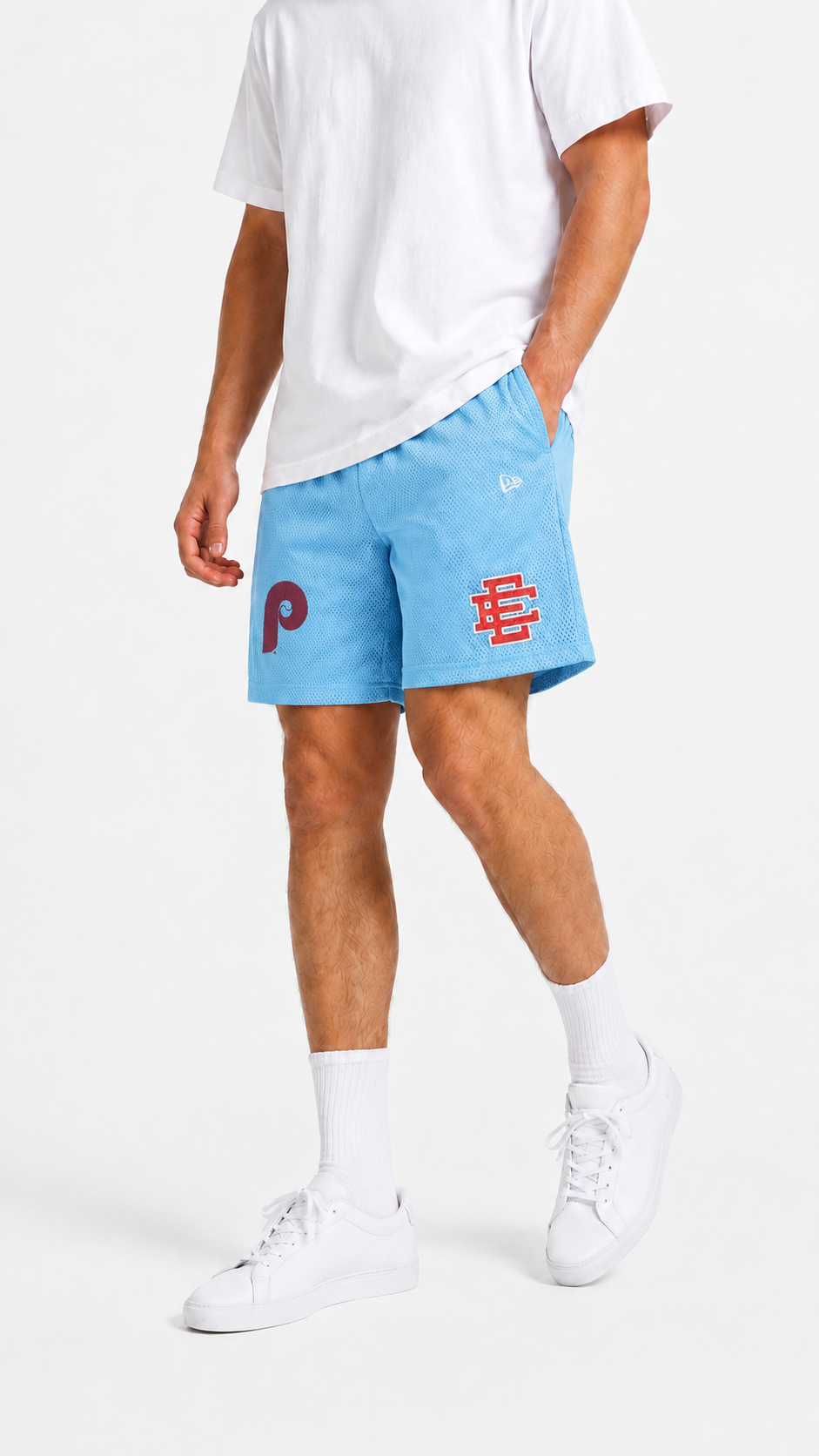 EE Mesh Short - Powder Blue Phillies (E37) - product photo