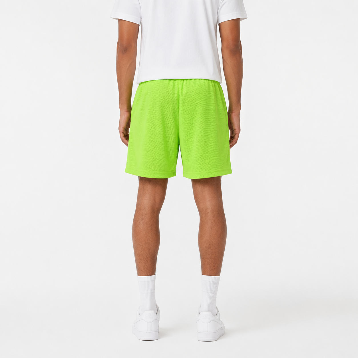EE Mesh Short - Neon Volt (EE12) - back view