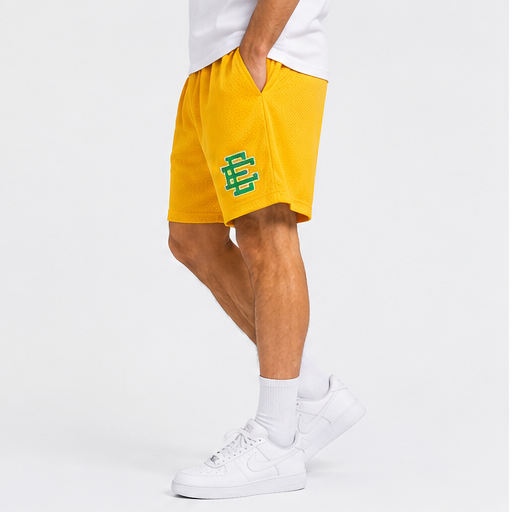 EE Mesh Short - Varsity Gold (EE78) - side view