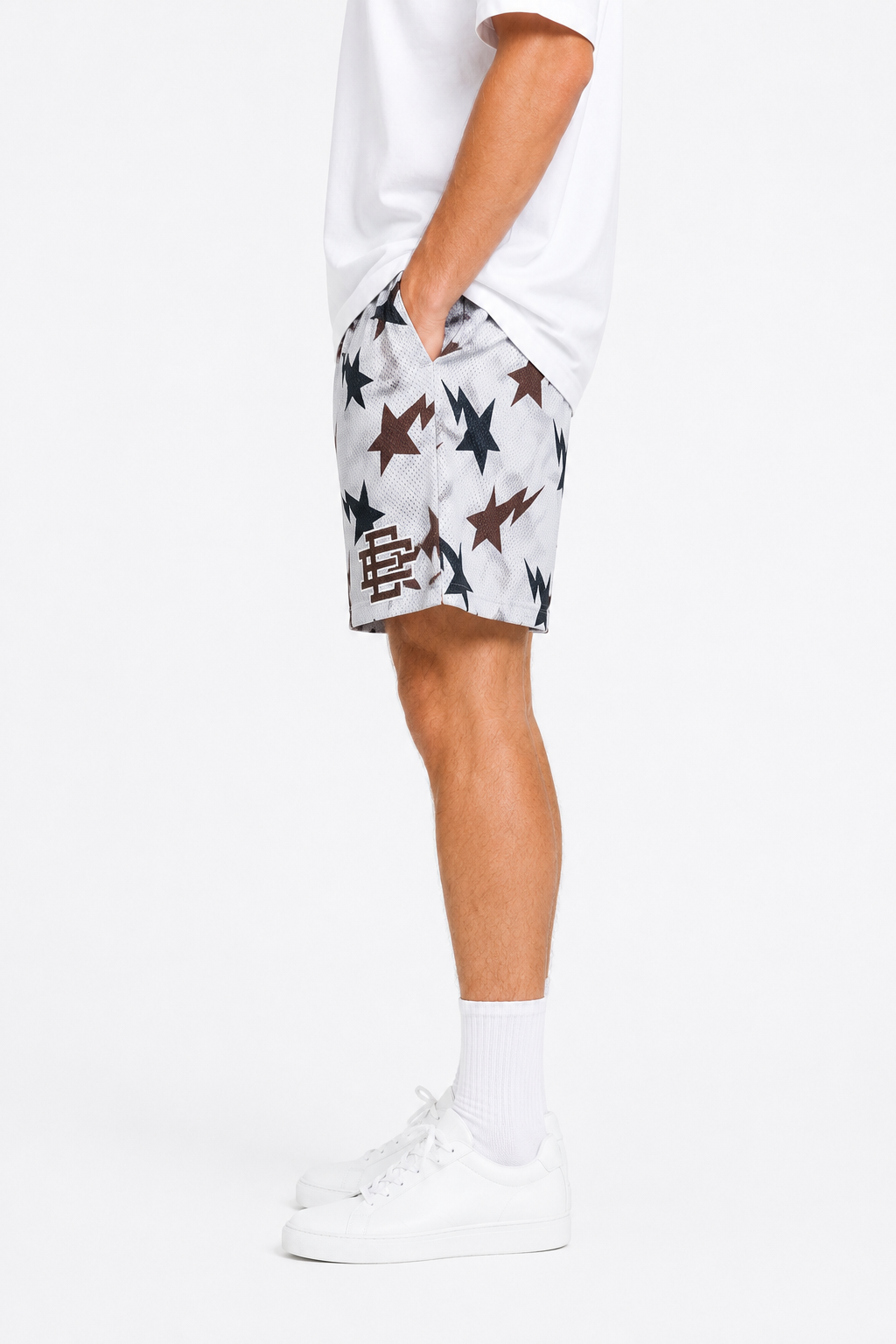 EE Mesh Short - White Starfield (E05) - product photo