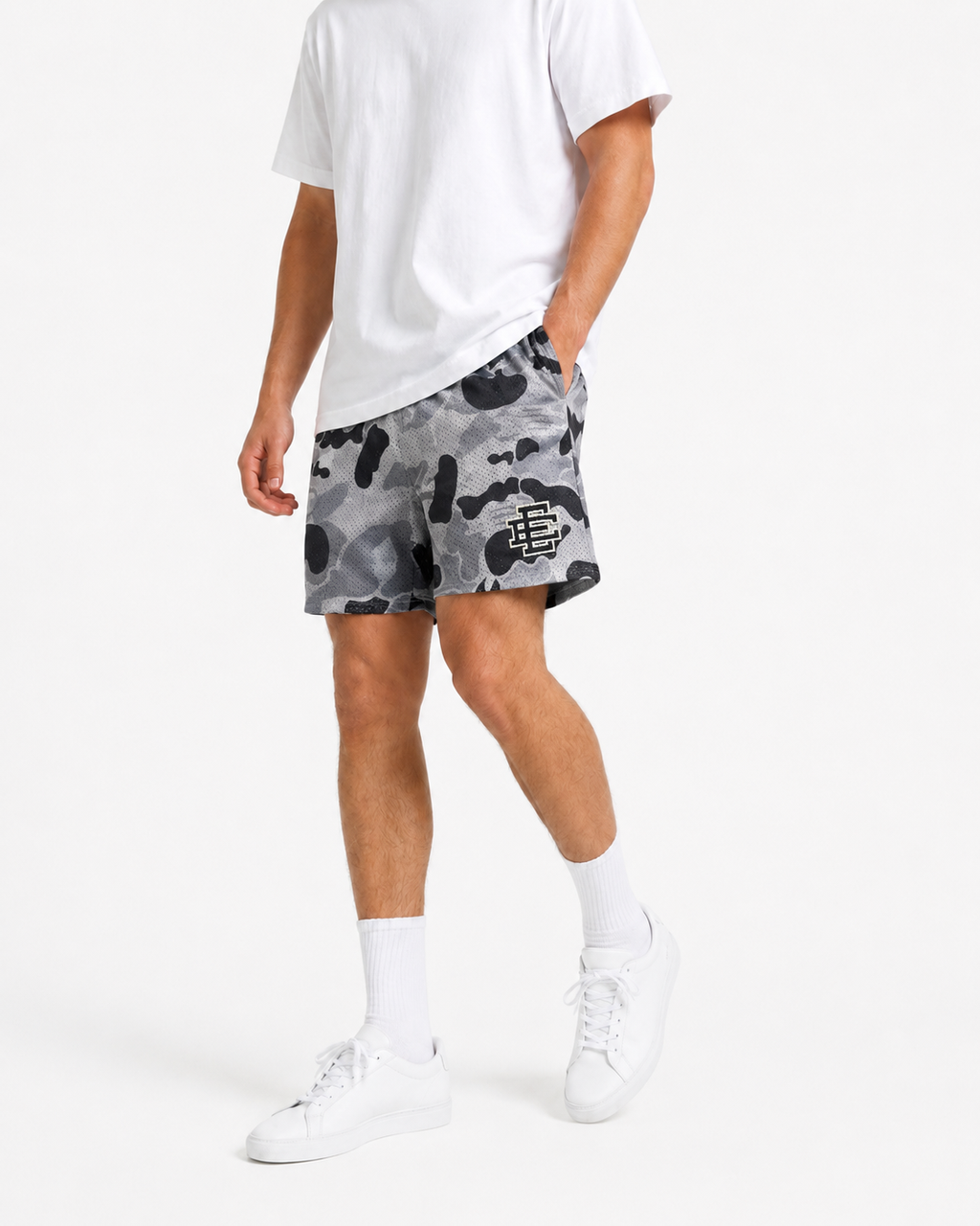 EE Mesh Short - Grey Camo (E30) - product photo