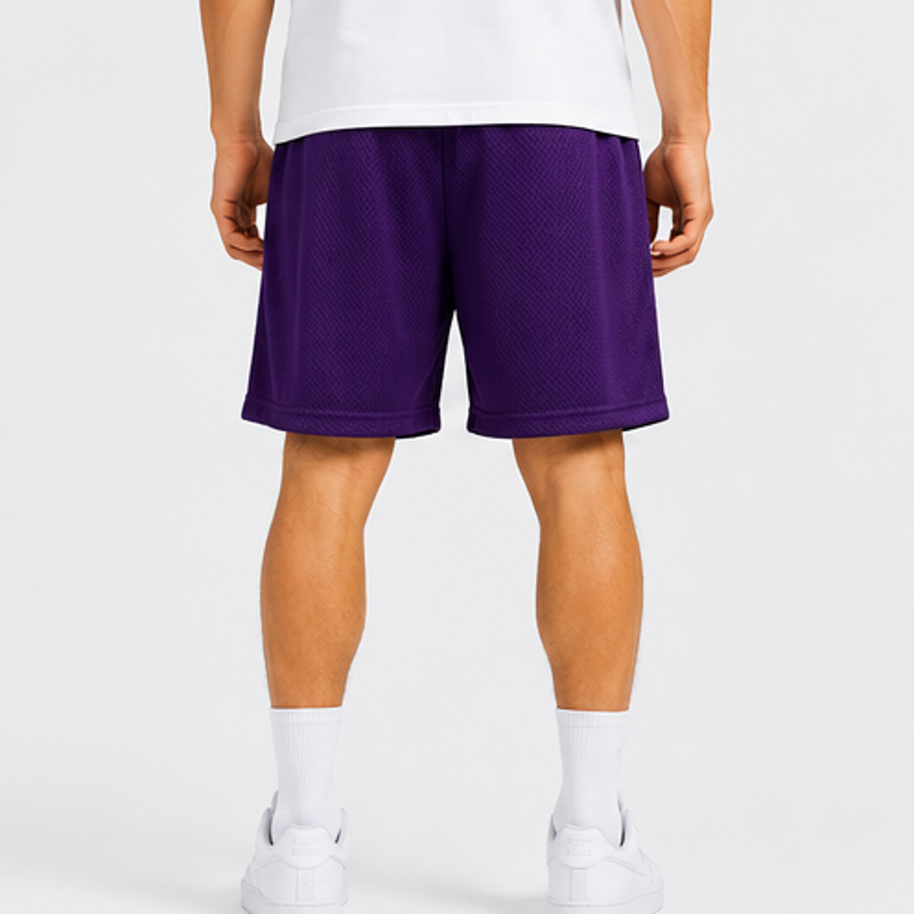 EE Mesh Short - Royal Purple (EE75) - back view