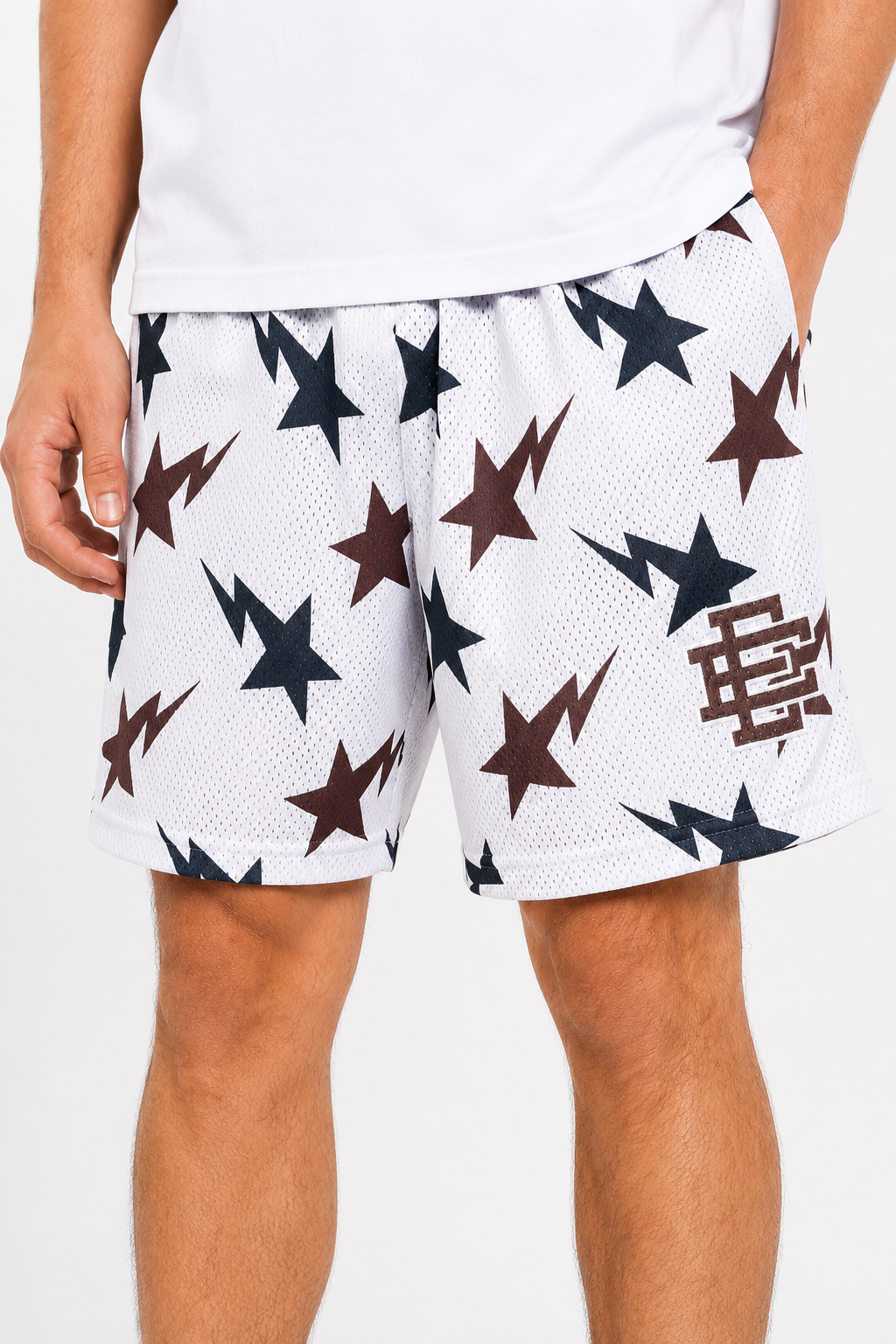EE Mesh Short - White Starfield (E05) - product photo