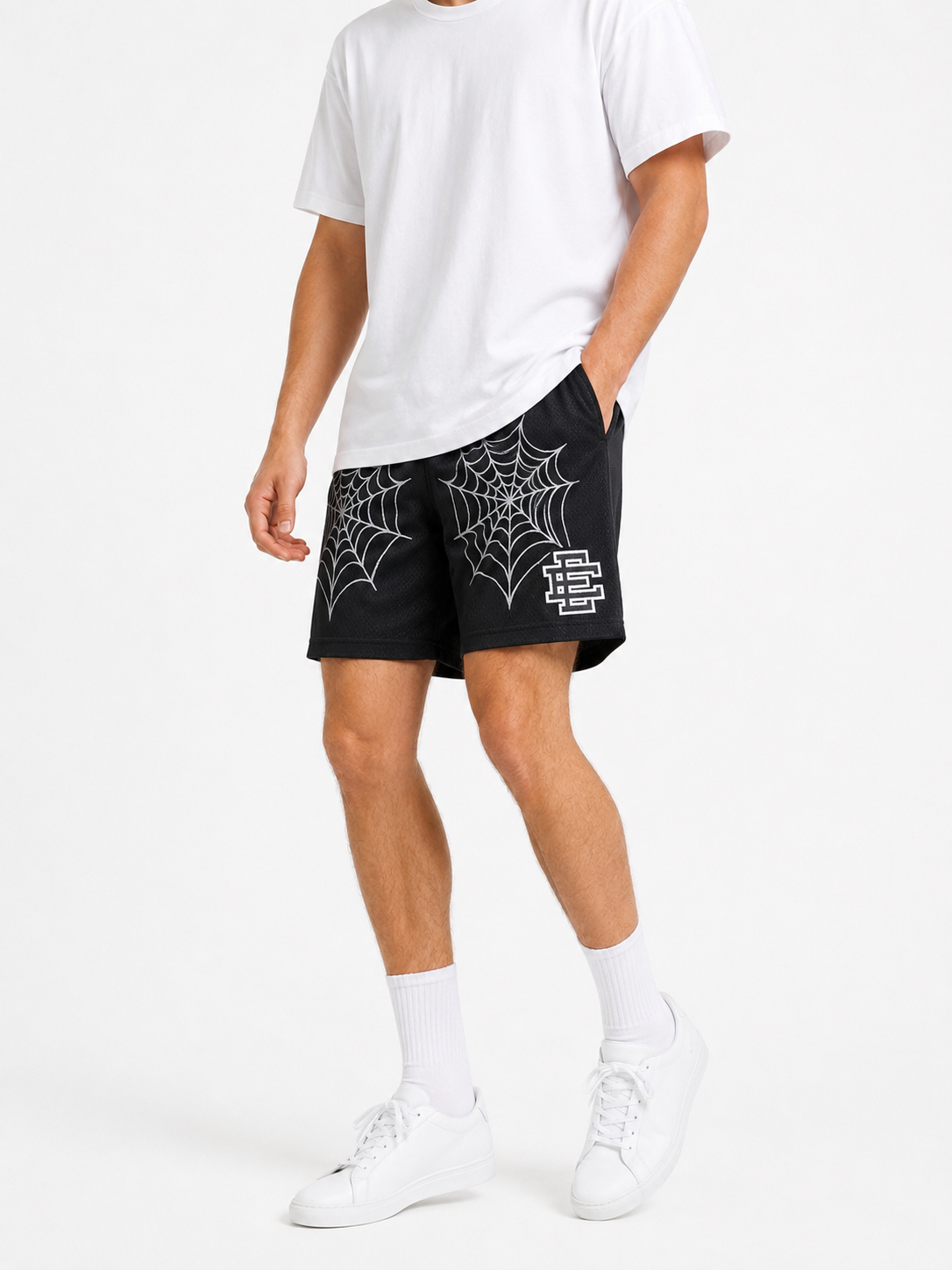 EE Mesh Short - Spider Web Black (E07) - product photo
