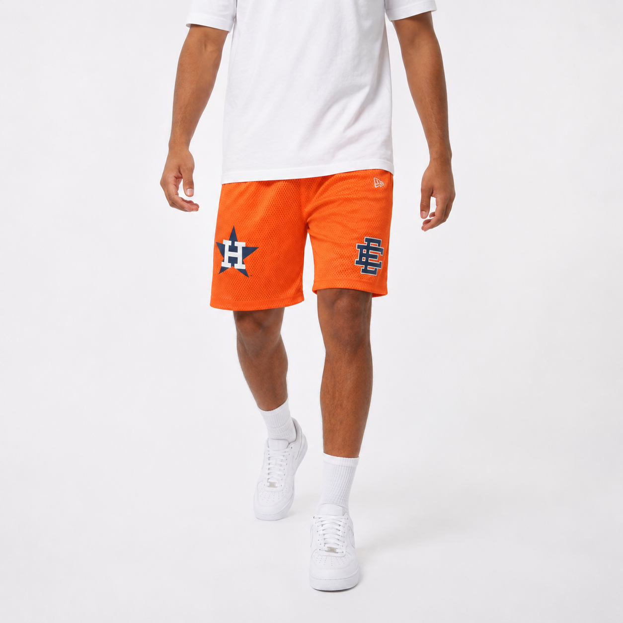 EE Mesh Short - Astros Orange (EE02) - back view